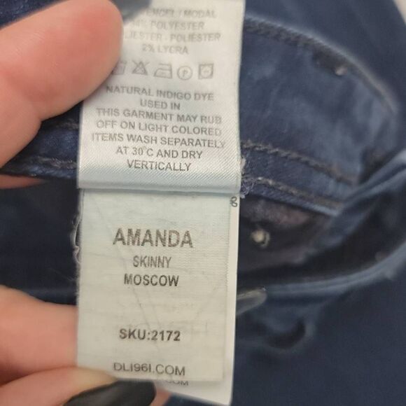 ‎DL1961 Premium Denim Amanda Skinny Moscow Jeans [SIZE 27] - Picture 4 of 5